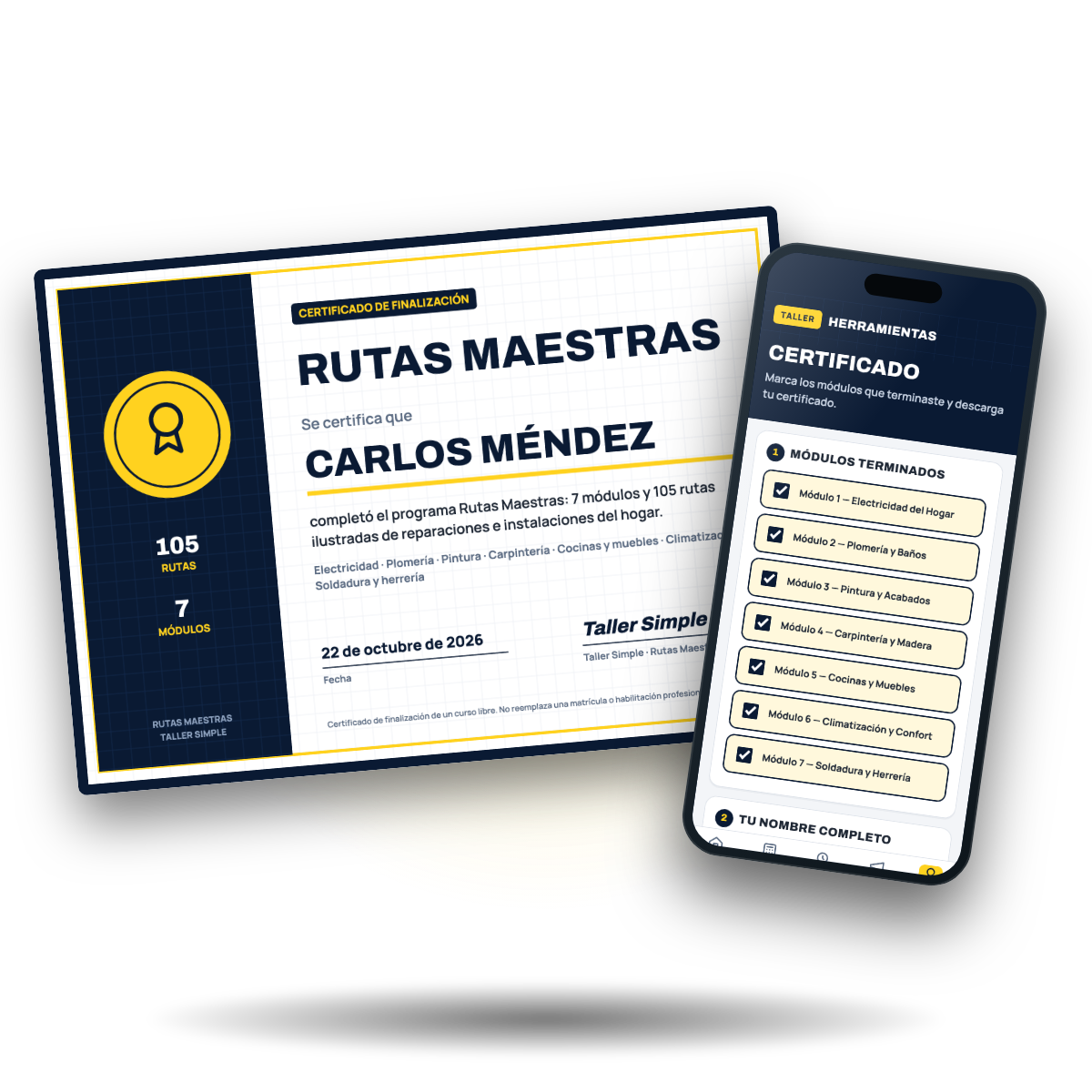 Bono #4: Certificado de finalización